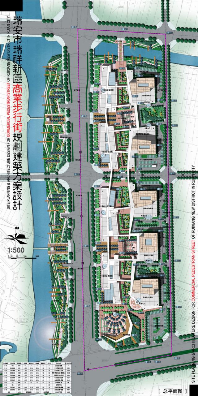 瑞安市瑞祥新区商业步行街规划建筑方案设计文本(含cad)