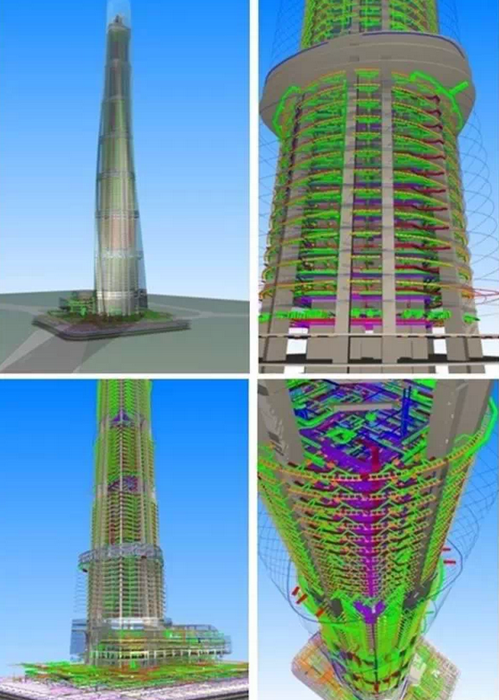 上海中心將於2015年年中竣工bim技術助力超級工程