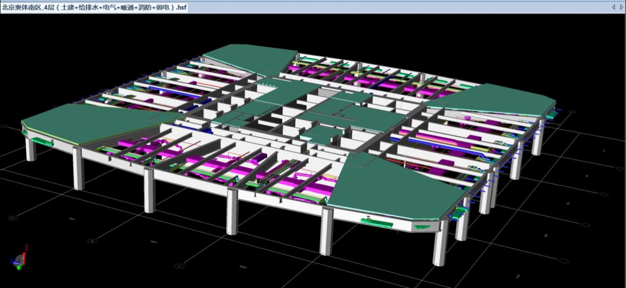 北京奥体鲁班BIM技术应用获多方好评