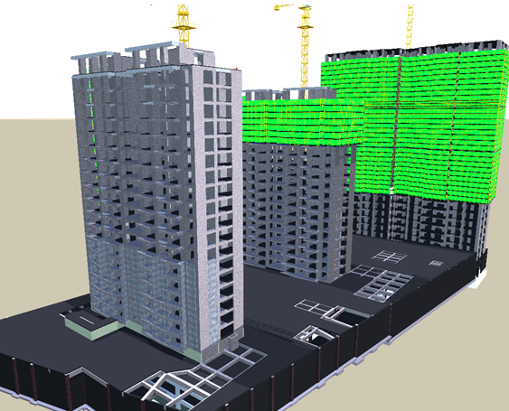 河北二建邹城泰和领秀城项目中的BIM应用