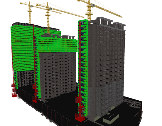 河北二建邹城泰和领秀城项目中的BIM应用