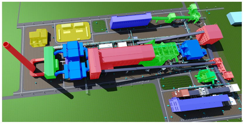 基于PW协同平台在600m2烧结工程中的BIM应用