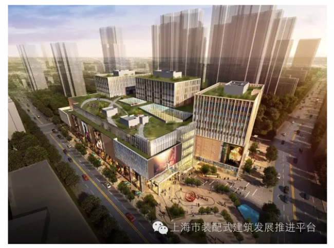 装配式|上海首个装配式商业综合体 江湾镇384街坊A03B-11地块项目