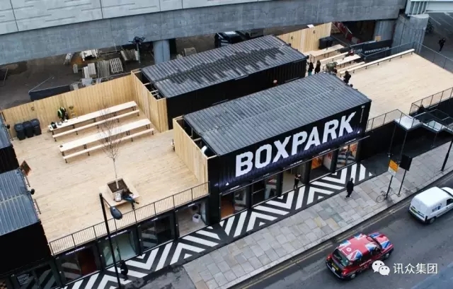 集装箱建筑—「箱的世界」伦敦 BOX PARK