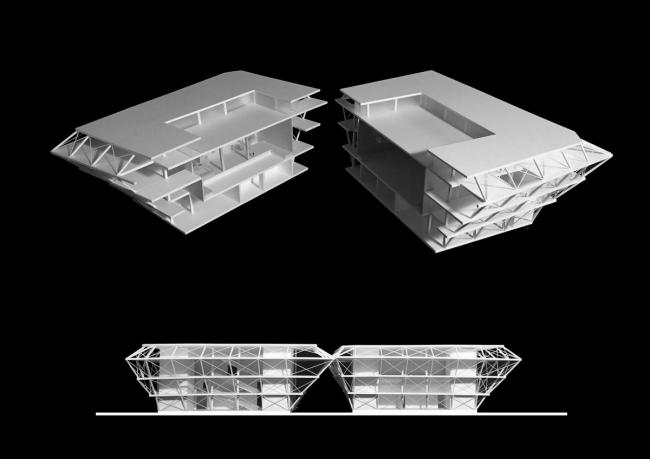 BIM建筑|一组具有雕塑感的盒子：上饶城市计划展览馆、博物馆和档案馆 / 张雷结合建筑事务所