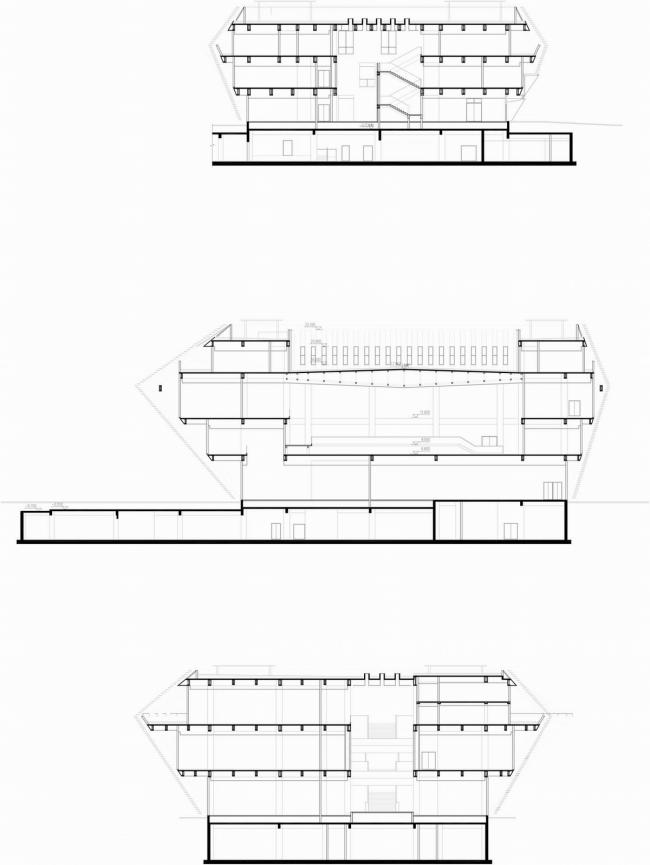 BIM建筑|一组具有雕塑感的盒子：上饶城市计划展览馆、博物馆和档案馆 / 张雷结合建筑事务所