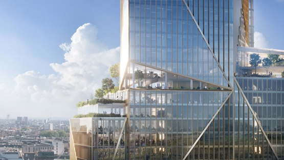 Bim建筑 3xn设计伦敦三角形表皮高层办公楼 Bim建筑网